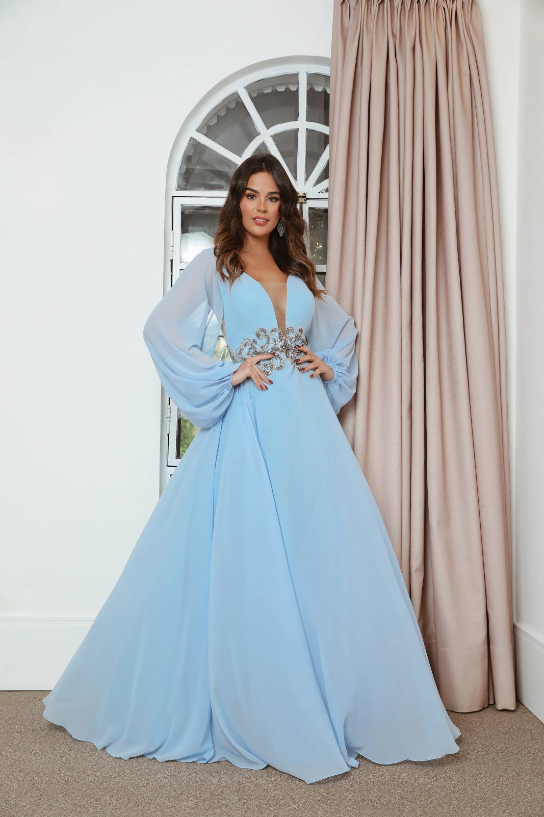 60 vestidos azul serenity para madrinhas de casamento  Wedding attire  guest, Pretty prom dresses, Prom dresses blue